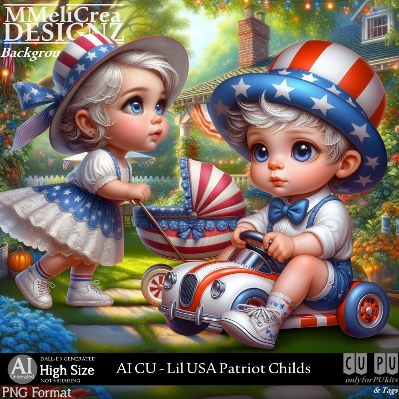 AI - CU Lil USA Patriot Childs (CU4PU/PNG) AI - CU Lil USA Patriot Childs (CU4PU/PNG)
